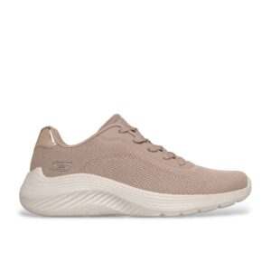 SKECHERS BOBS SQUAD WAVES TAUPE