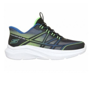 Skechers Microspec Velocity Grid Shift Negro