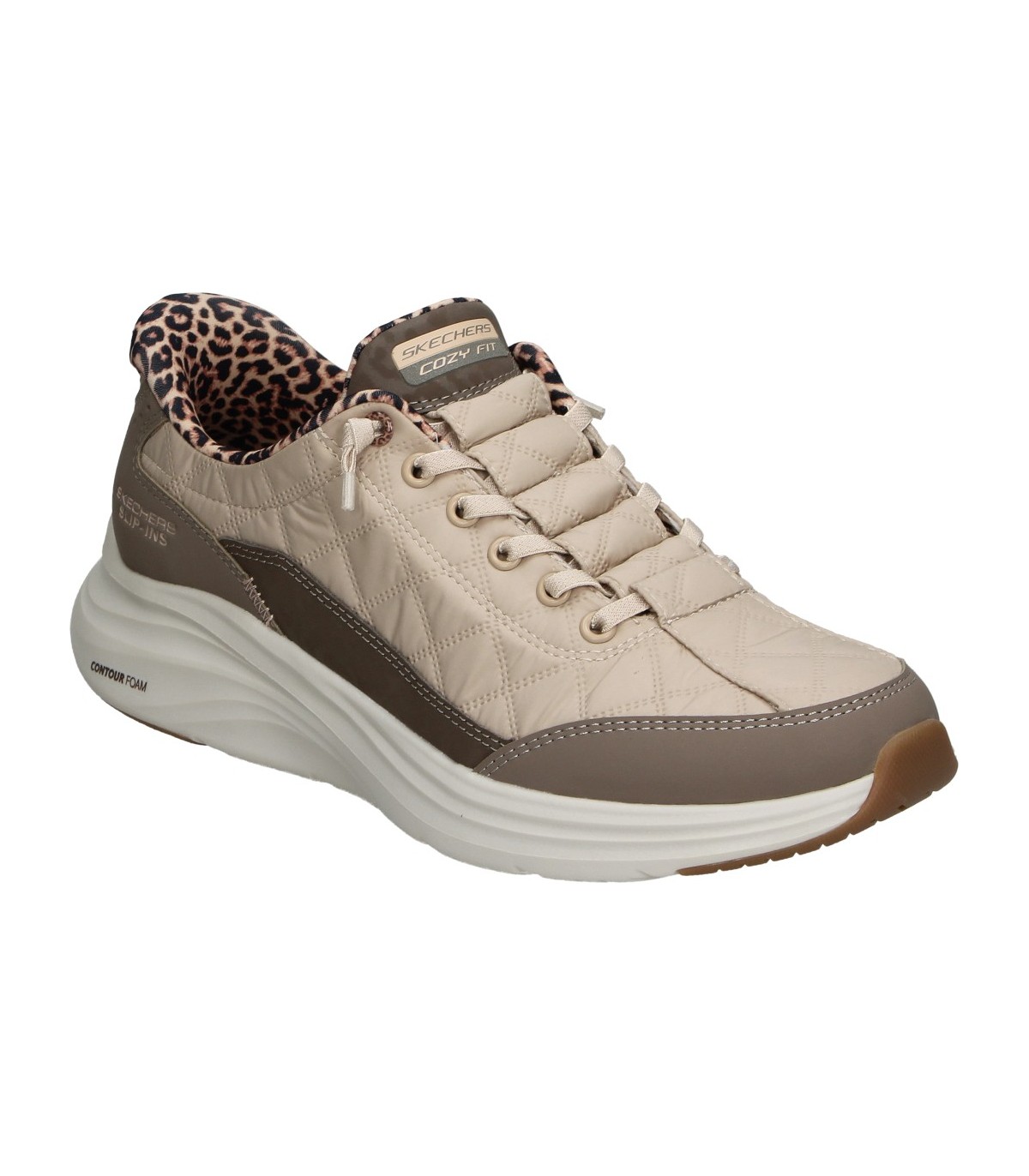 Skechers Contour Foam - Leopardo Dream Beige - Imagen 5