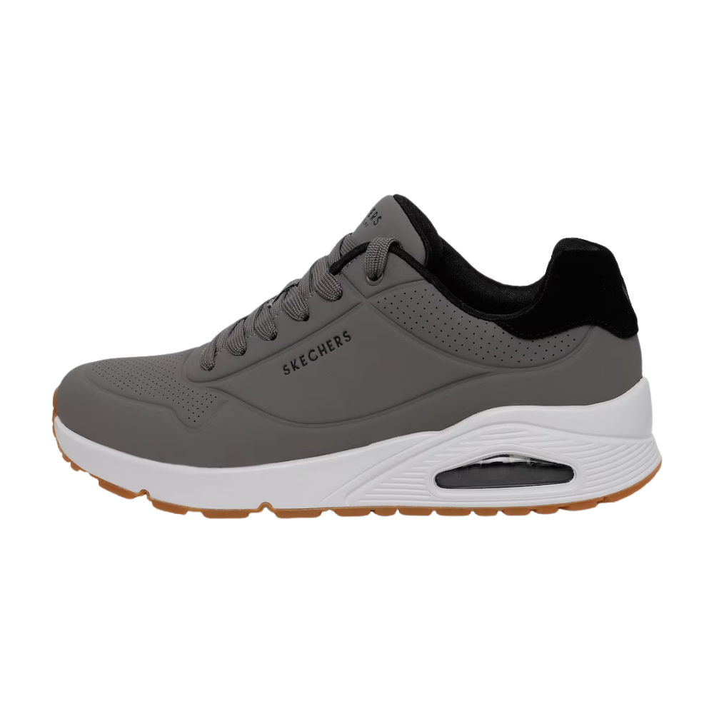Skechers Uno Suited on Air Charcoal Gris Oscuro - Imagen 2