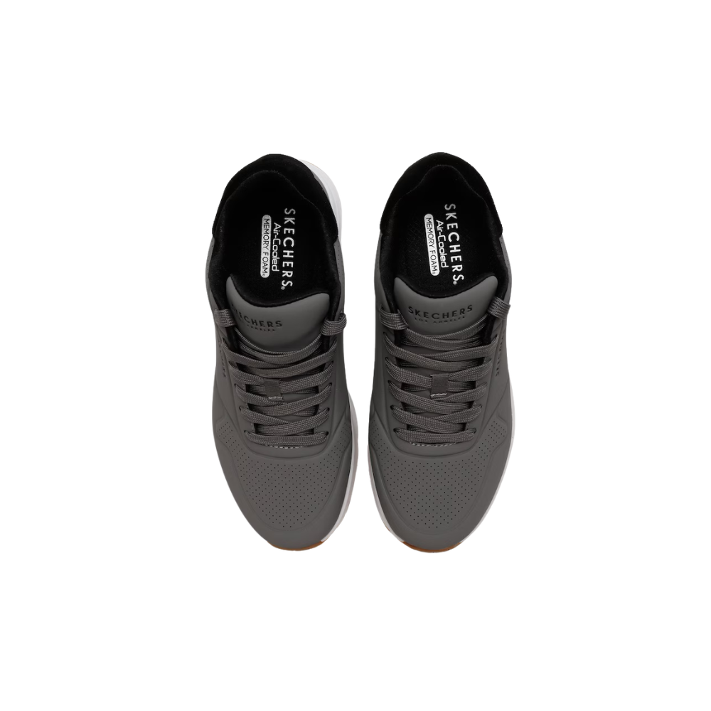 Skechers Uno Suited on Air Charcoal Gris Oscuro - Imagen 4