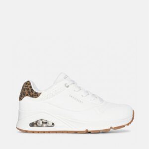 Skechers Uno - Jungle Nite Blanca y Animal Print